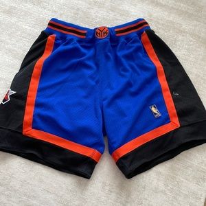 authentic ny nicks basketball shorts